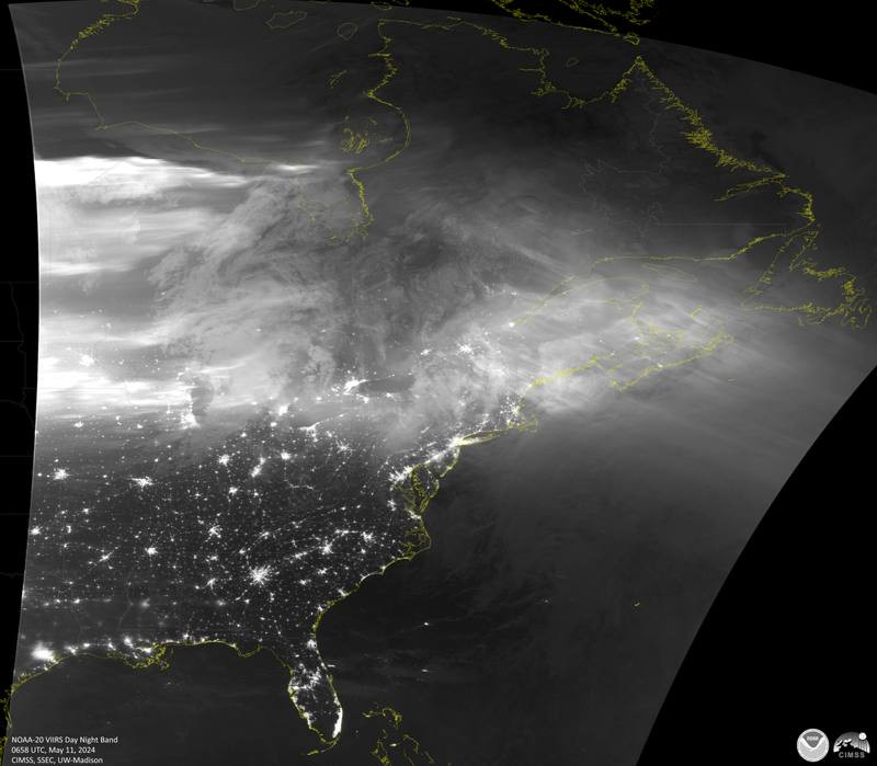 8 Incredibili immagini satellitari della Tempesta Solare più potente