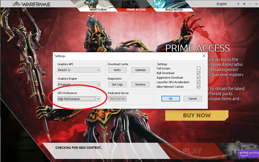 BSOD Video TDR failure nvlddmkm.sys because of GPU High performance launcher setting which does