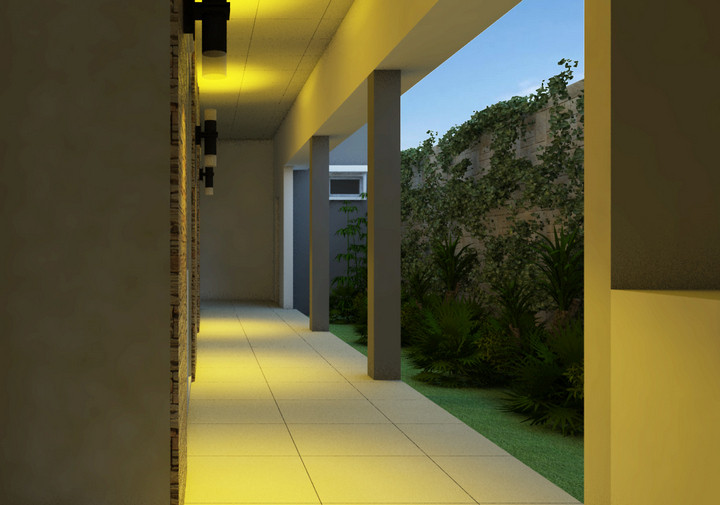 desain vertikal garden di rumah