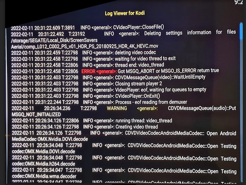 kodi log