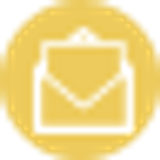 icon email blue gold 2