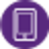 icon phone purple 2