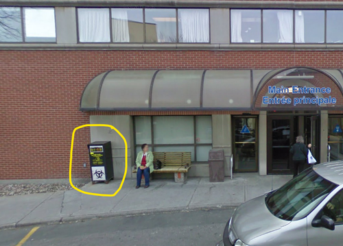 civic main entrance sharps container photo.png