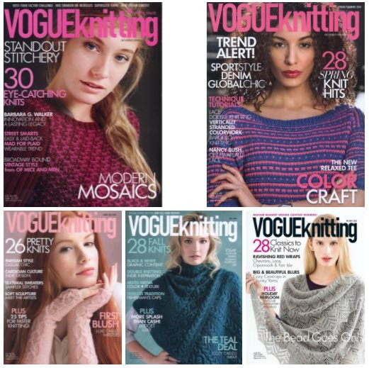 Vogue Knitting 2015 Issues