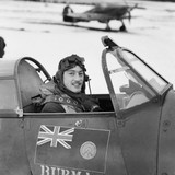 Tuck in the cockpit of his Hawker Hurricane Mk. I of No. 257 Squadron at Colitshall in January 1941.