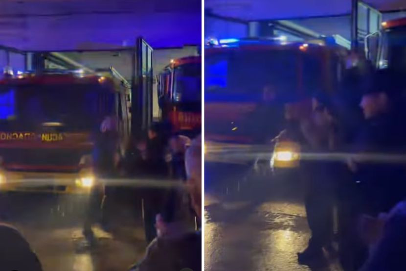Vatrogasac Goran nakon 32 godine rada ide u penziju: Kolege ga dirljivo ispratile, ceo Kragujevac ponosan