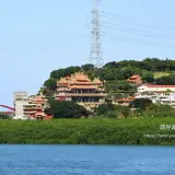 00026 社子島頭公園遠眺關渡宮