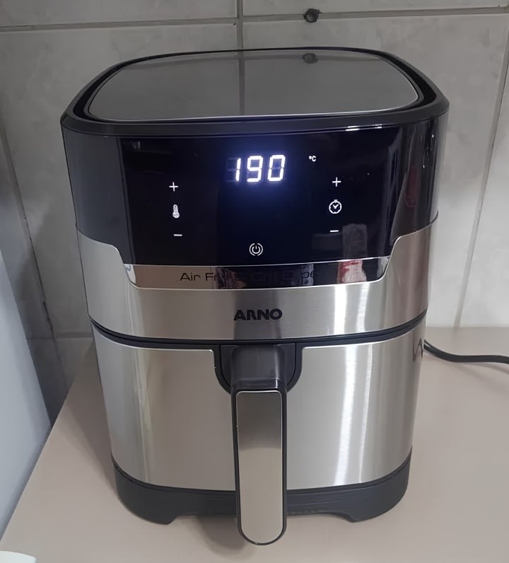 Airfry Arno Air Plus Expert E Grill Digital 4,2l Inox Ufe2