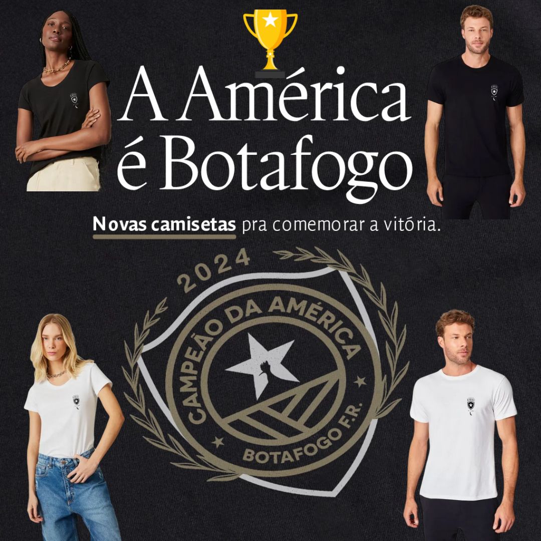 Seleção de camisetas Reserva Botafogo com 50% OFF