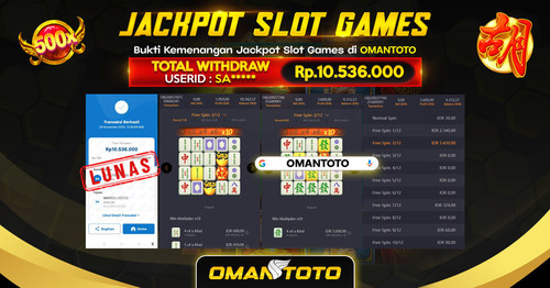 OMANTOTO JACKPOT SLOT GAMES Rp 10.536.000,-