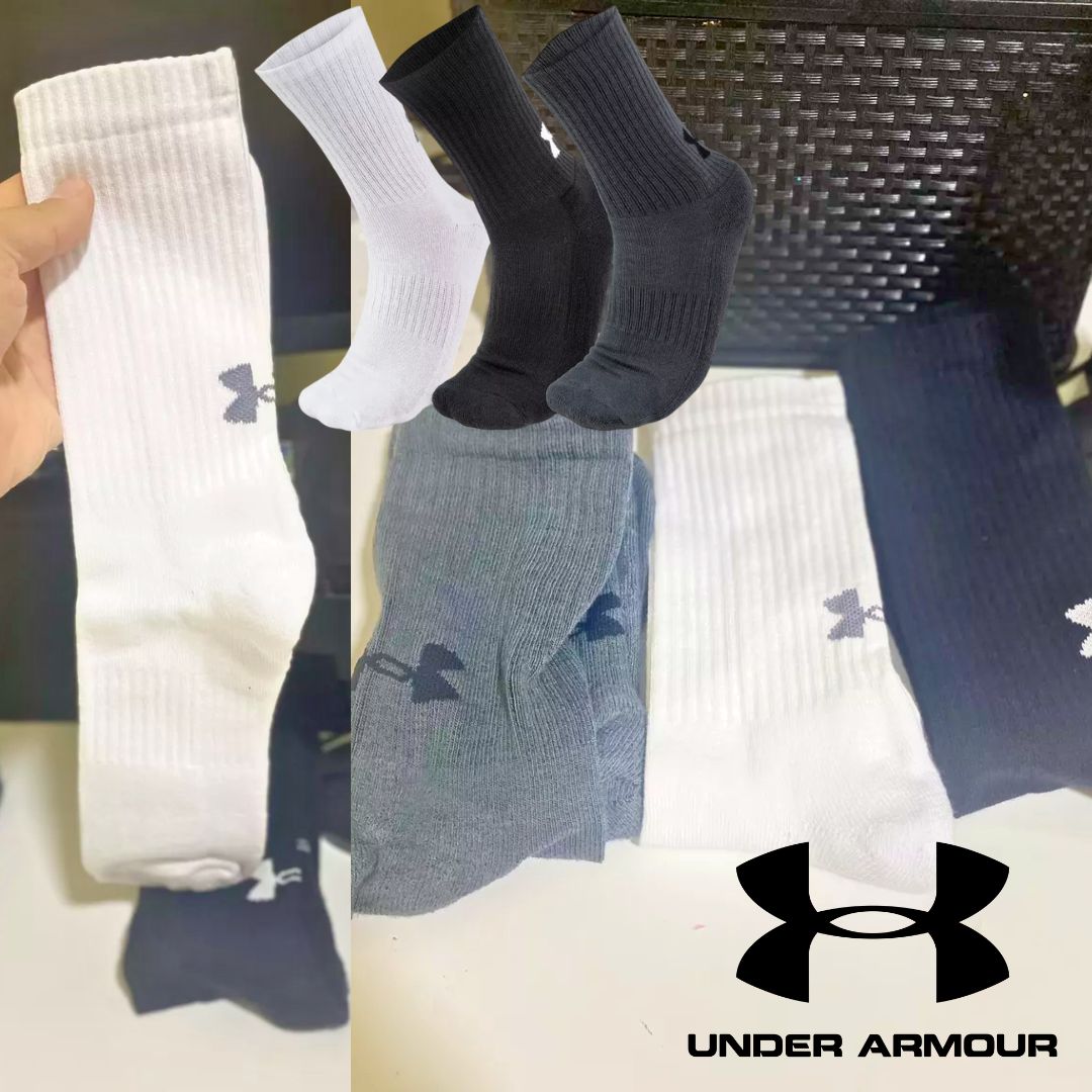 Kit 3 Meias Core Cotton Crew Under Armour