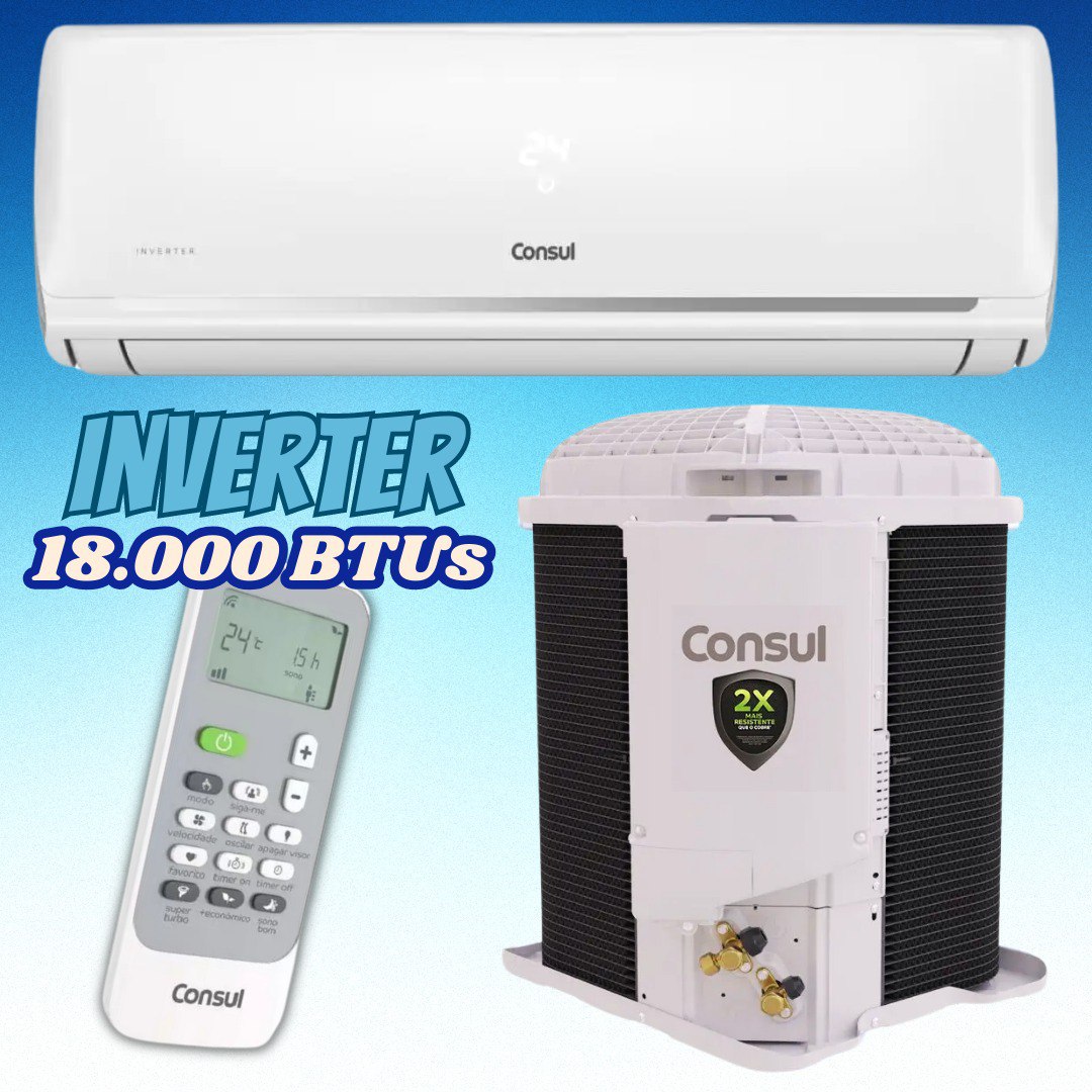 Ar-condicionado Split 18.000 BTUs Consul Inverter Frio CBL18CB