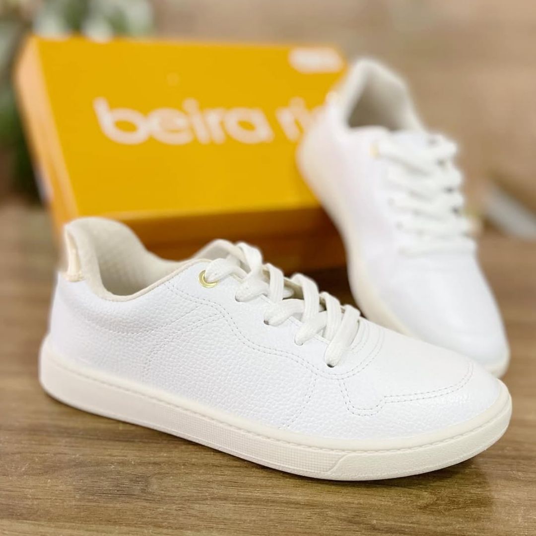 Tênis Casual Feminino Detalhes De Brilho Beira Rio