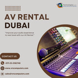 Lighting, Sound, and More Professional AV Rentals Dubai