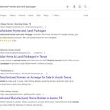 manufactured homes and land packages austin