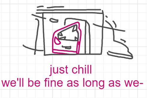 A panel from Chilly, episode two of the Board Boards object show by Furretwalk/WalkingFurret.