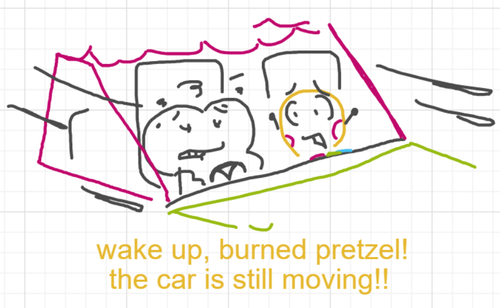 A panel from Chilly, episode two of the Board Boards object show by Furretwalk/WalkingFurret.