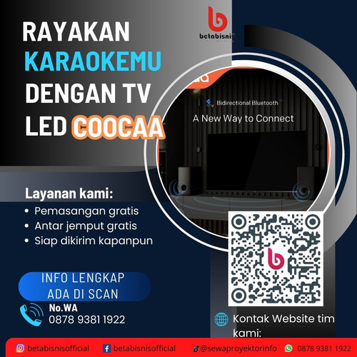 Sewa TV LED untuk Karaoke Kecil Kecilan, Suasana Jadi Lebih Meriah!.jpg