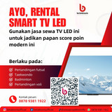 Sewa TV LED untuk Papan Skor di Pertandingan Anda, Akurat dan Jelas!