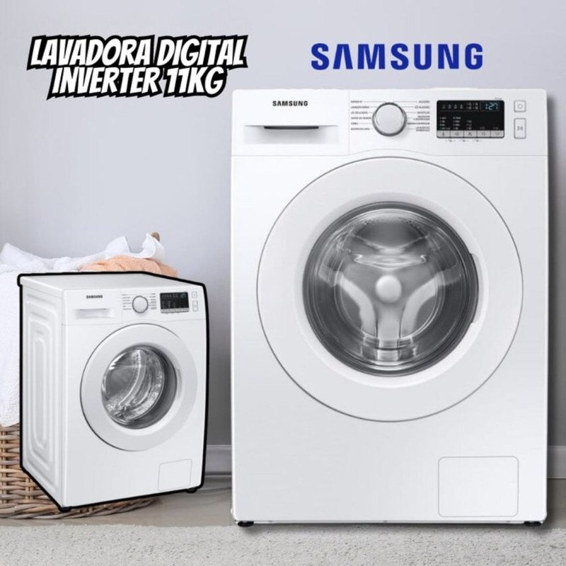 Samsung Lavadora Digital Inverter WW11T Branca 11kg