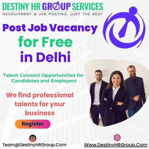 Post Job Vacancy for Free in Delhi.1