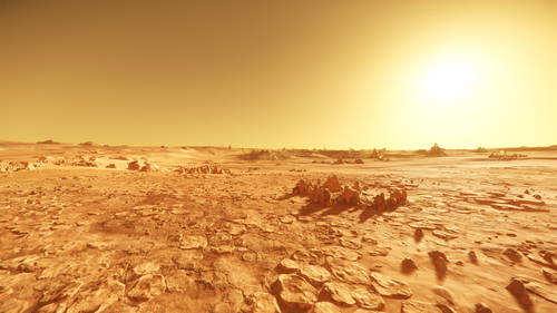 Arial ground scenery