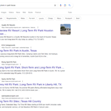long term rv park texas