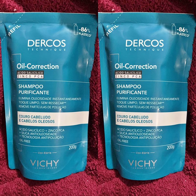 Vichy Dercos Refil Shampoo Oil Correction 200G