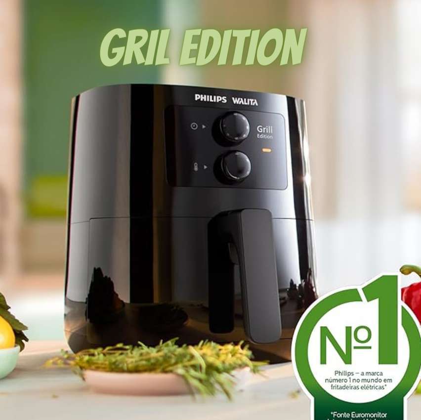 Fritadeira Airfryer Grill Edition Philips Walita hd9202