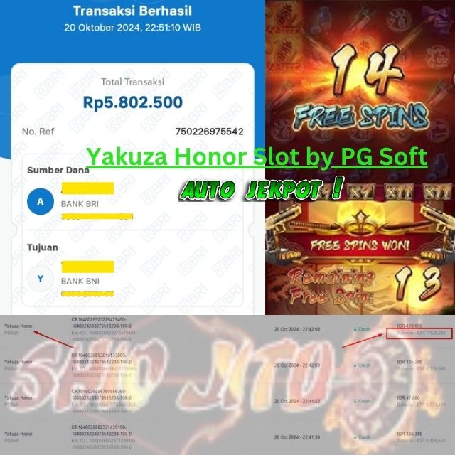 SELAMAT KEPADA ID xxxXXX JACKPOT PERMAINAN Yakuza Honor Slot by PG Soft DI WEB SHIOJITU