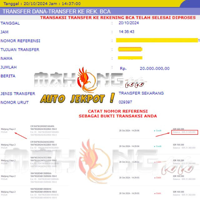 SELAMAT KEPADA ID xxxXXX JACKPOT PERMAINAN Mahjong Ways 2 PGSoft DI WEB MAHONGTOTO