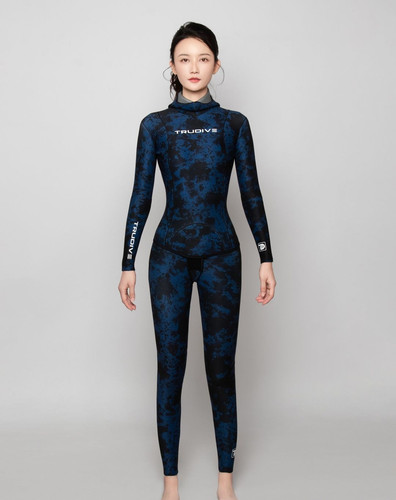 asian776E New camo for freediving suit