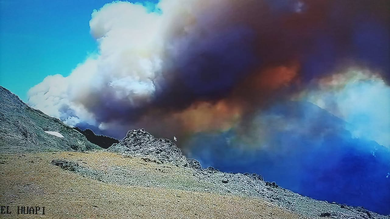INFORME E IMAGENES DEL INCENDIO LAGO LOS MANZANOS, LAGO ROCA