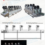 Fruit and vegetable cleaning machine Air drying machine