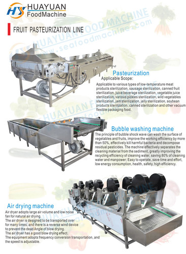 Vegetable washing and drying, pasteurization blanching machine, blanching and precooling machine air.jpg