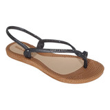 sandalia terra e agua trancada preto gliter 3