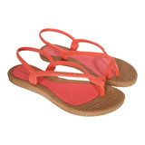 sandalia terra e agua trancada coral 2