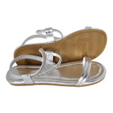 sandalia prata world