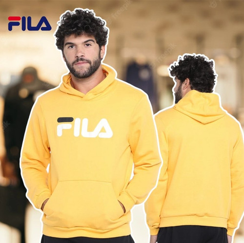•⁠ Moletom Fila Letter Capuz Masculino Amarelo.jpg