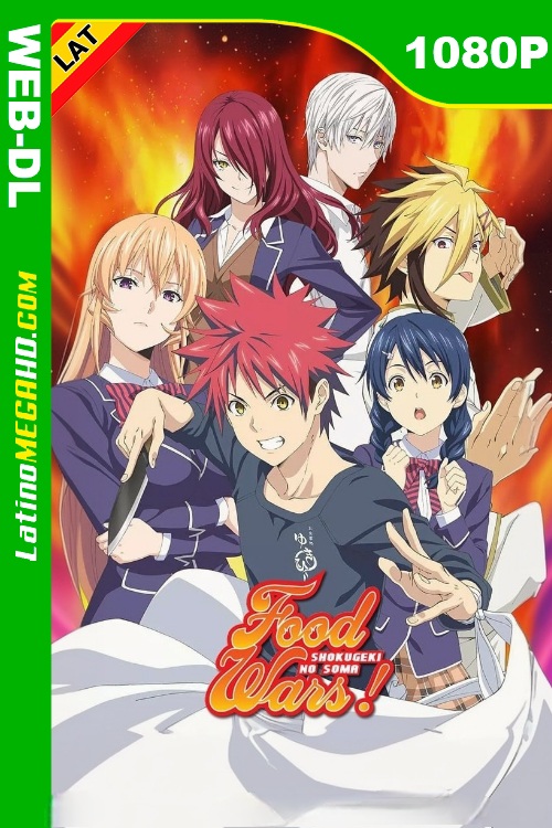 Food Wars: Shokugeki no Soma (Serie) Temporada 1 (2015) Latino HD NF WEB-DL 1080P