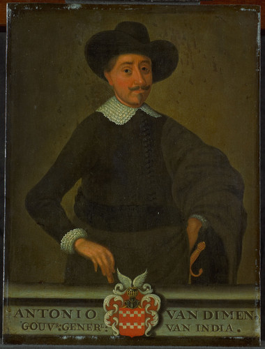 Unknown Antonio van Diemen (1593 1645). Генерал губернатор (1636 45), 1800, 33 cm х 25 cm, Дерево, м