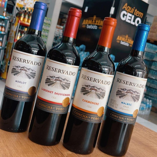 Seleção com ótimas opções de vinho Concha y Toro Reservado.jpg