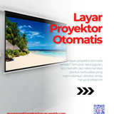 Layar Proyektor Otomatis