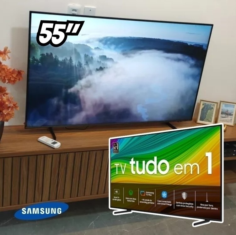 Samsung Smart Tv 55 Polegadas Qled 4k Q60d 2024 QN55Q60DAGXZD