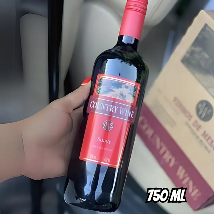 Country Wine Vinho Tinto Suave 750Ml