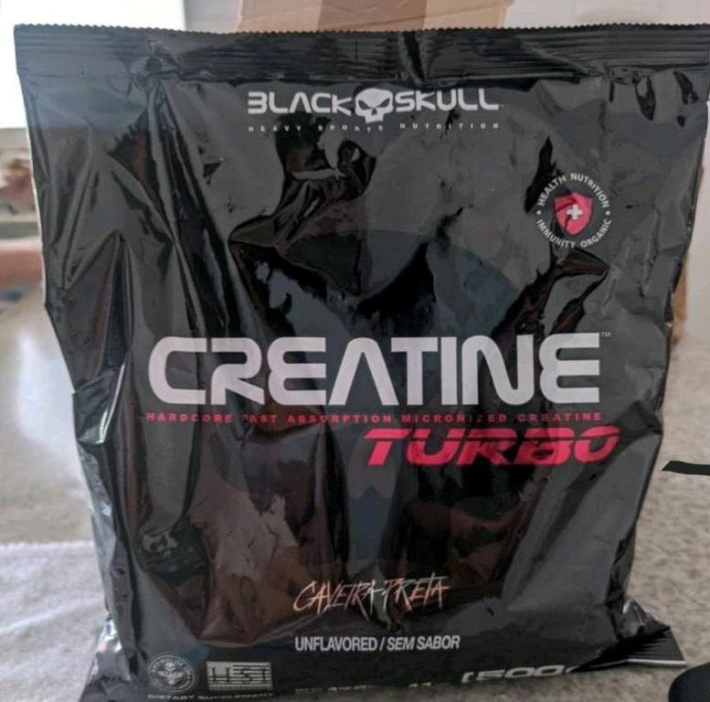 Creatina Turbo Refil 500 g Black Skull