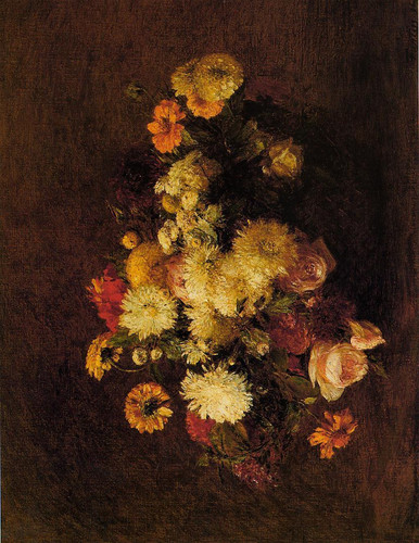 Fantin Latour Henri Bouquet of Flowers3