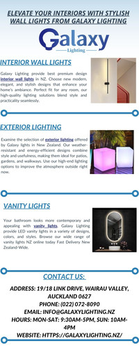 Elevate Your Interiors with Stylish Wall Lights from Galaxy Lighting.jpg