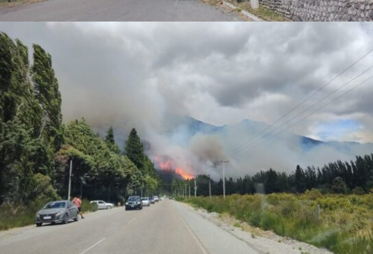 DESCONSUELO EN EPUYEN POR EL TREMENDO INCENDIO