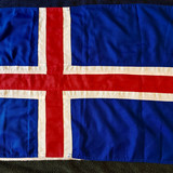 Flag of Iceland. [Sewn]